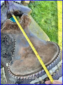 Used Vintage J Bar J Concho Western Show Trail Saddle Horse Cowboy Tack