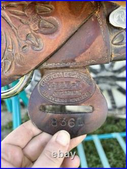 Used Vintage J Bar J Concho Western Show Trail Saddle Horse Cowboy Tack