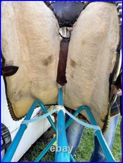 Used Vintage J Bar J Concho Western Show Trail Saddle Horse Cowboy Tack