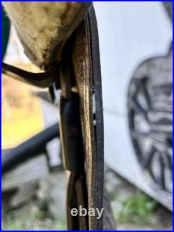 Used Vintage J Bar J Silver Concho Saddlery Western Horse Tack Show