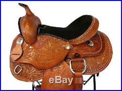 Used Western Saddle 14 15 16 Pleasure Show Rodeo Trail Barrel Racing Horse Tack