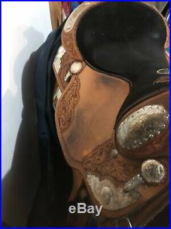 Used Western Show Saddle- Billy Cook