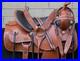 Used_Western_Trail_Saddle_Horse_Pleasure_Floral_Tooled_Leather_Tack_18_17_16_15_01_lots