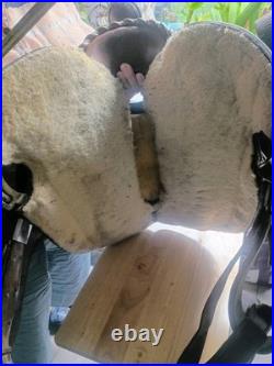 Used older Arabian simco saddle serial number 3822 good working condition