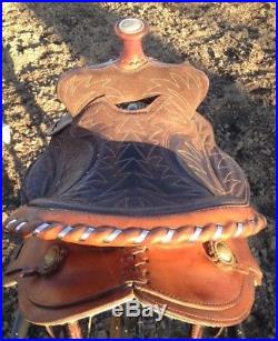 Used/vintage 14.5 Western barrel/pleasure saddle US made Southern Saddlery