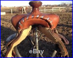 Used/vintage 14.5 Western barrel/pleasure saddle US made Southern Saddlery