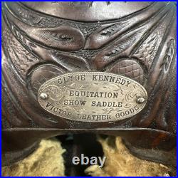 Victor Quality Clyde Kennedy Equitation Saddle, Gorgeous Saddle! 16 Seat