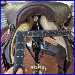 Vintage 14.5 Big Horn Western Saddle