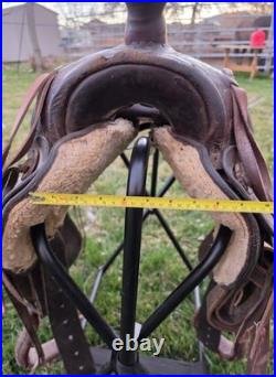 Vintage 14 Seat Ranch Saddle