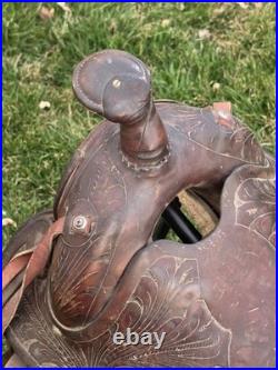 Vintage 14 Seat Ranch Saddle