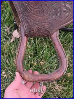 Vintage 14 Seat Ranch Saddle