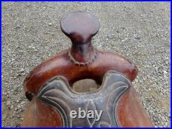 Vintage 15 Western Pleasure Western Trail Saddle, Unbranded