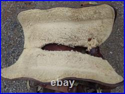 Vintage 15 Western Pleasure Western Trail Saddle, Unbranded