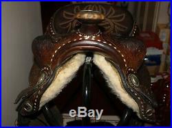 Vintage Billy Royal 15 Arabian Western Show Saddle model 1010