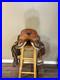 Vintage_Brown_Tooled_Leather_Big_Horn_Saddle_Needs_cleaned_up_great_condition_01_nu