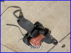 Vintage Custom Made Western Saddle Leather