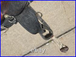 Vintage Custom Made Western Saddle Leather