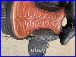 Vintage Custom Made Western Saddle Leather