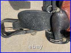 Vintage Custom Made Western Saddle Leather