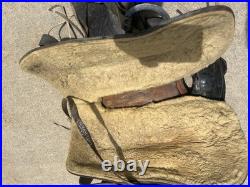 Vintage Custom Made Western Saddle Leather