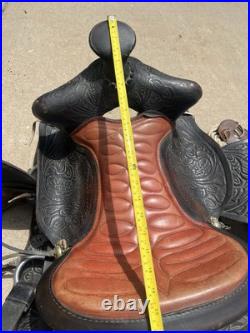 Vintage Custom Made Western Saddle Leather