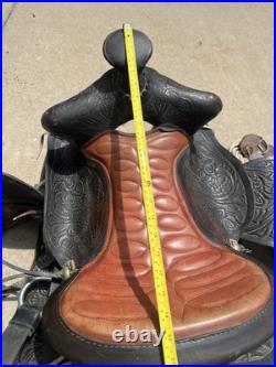 Vintage Custom Made Western Saddle Leather