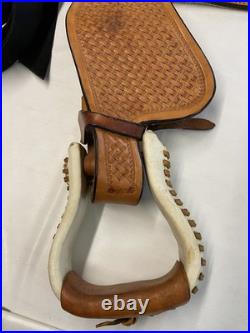 Vintage DAKOTA 13 Barrel Racing Saddle