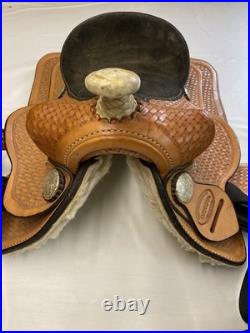 Vintage DAKOTA 13 Barrel Racing Saddle