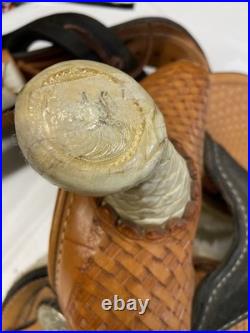 Vintage DAKOTA 13 Barrel Racing Saddle