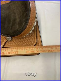 Vintage DAKOTA 13 Barrel Racing Saddle