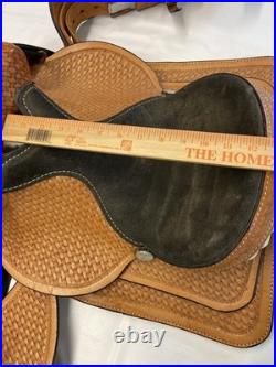 Vintage DAKOTA 13 Barrel Racing Saddle