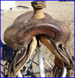 Vintage Hamley & Co. Pendleton Ore. Western Saddle Rounded Skirt 12 Seat