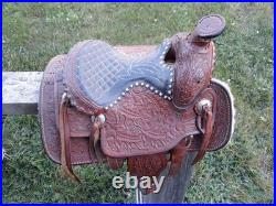 Vintage Hand Tooled Child's Saddle Made for Kenny Rogers' Son Vintage Hand Tooled Child's Saddle Made for Kenny Rogers' Son