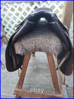 Vintage Horse Saddle Beautiful Design. Borelli. Excellent Condition