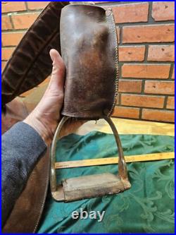 Vintage Leather Australian Style Horse Saddle