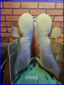 Vintage Leather Australian Style Horse Saddle