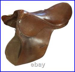 Vintage Leather Equestrian Saddle Made In Argentina