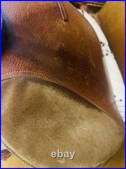 Vintage Leather Equestrian Saddle Made In Argentina