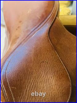 Vintage Leather Equestrian Saddle Made In Argentina