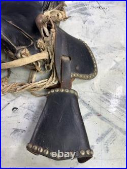Vintage Leather Western Horse Saddle