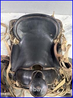 Vintage Leather Western Horse Saddle