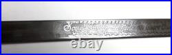 Vintage Museum Mexican Charro Saddle Silver Hand Tooled Leather Sword Never Used