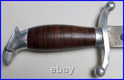 Vintage Museum Mexican Charro Saddle Silver Hand Tooled Leather Sword Never Used