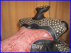 Vintage Parade Saddlebridle & Br Collargreat Tapaderosflashy USA Made