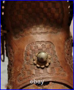 Vintage Pugsley and Cia Salesman Leather Saddle