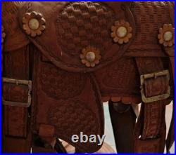 Vintage Pugsley and Cia Salesman Leather Saddle