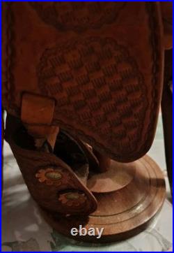 Vintage Pugsley and Cia Salesman Leather Saddle