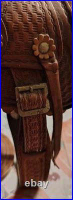 Vintage Pugsley and Cia Salesman Leather Saddle
