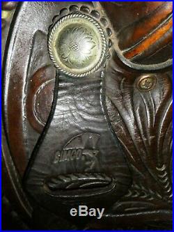 Vintage Simco 16 Arabian Saddle in Very Good Condition