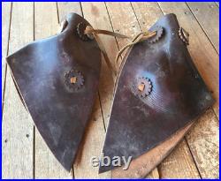 Vintage Tapaderos Studs Basket Weave 17 No Stir-ups